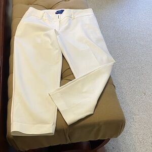 Apt. 9 White Cropped Dress Pants